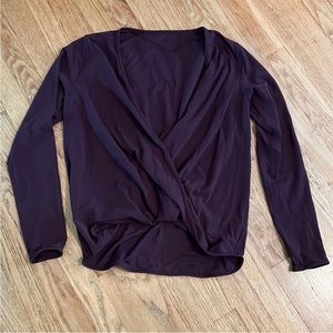 Deep purple womens lululemon top